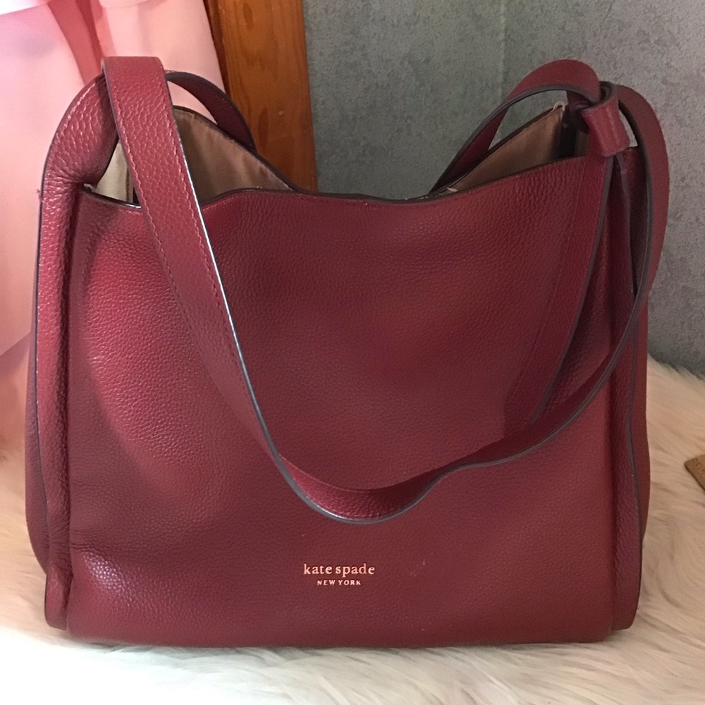 Kate spade Knott Lrg pebble leather shoulder bag - Picture 11 of 16